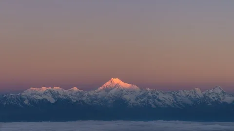 Sikkim Himalayan Tour Packages | Safari Sutra Holidays Kanchenjunga peak at sunrise viewed from Sikkim — Sikkim tour packages from Mumbai | Safari Sutra