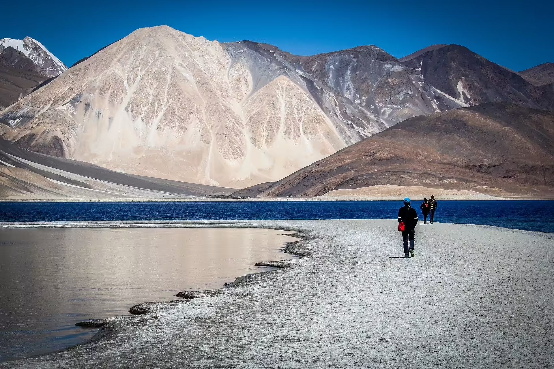 High-altitude Ladakh landscape with rugged mountains