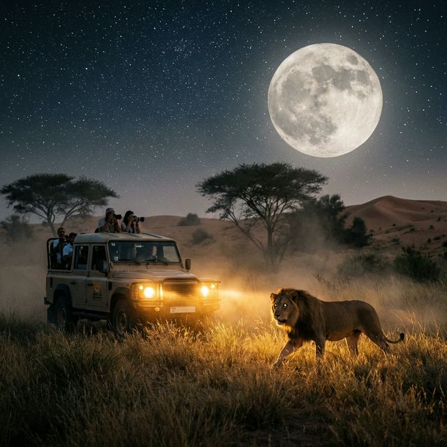 Experience Night Safari Experience at Dubai Safari Park Night Safari Experience at Dubai Safari Park